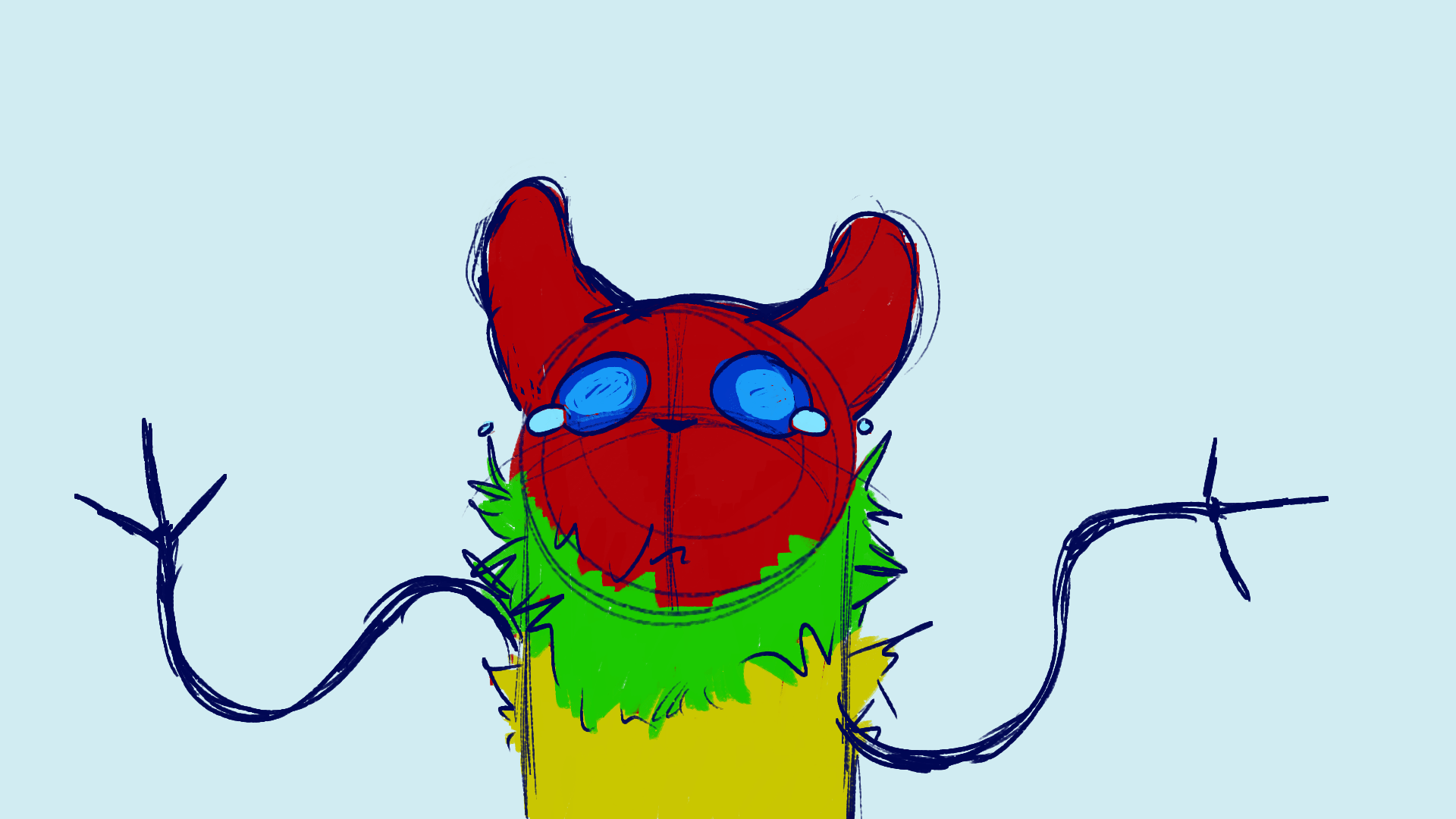 Waaaaa the character's "design" is from a friend of mine that wanted to purposefully create something eyecancer inducing